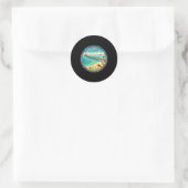 Progresso Mexico Cruise Bestemming Ronde Sticker (Tas)