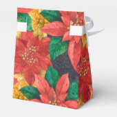 Proinsettias kerstfeestdag bedankdoosjes (Achterkant)