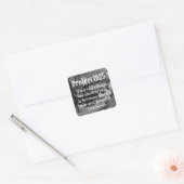 Project 1625 vierkante sticker (Envelop)