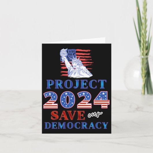 Project 2024 Red onze democratie Kaart (Voorkant)