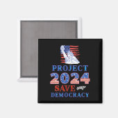 Project 2024 Red onze democratie Magneet (Voorkant / Achterkant)