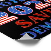 Project 2024 Red onze democratie Poster (Hoek)