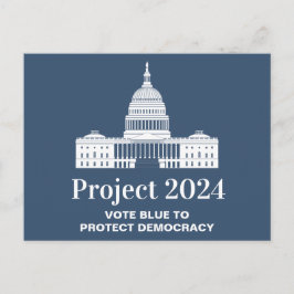 Project 2024 Stem voor Democratie Briefkaart