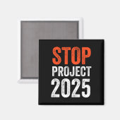 Project 2025 Anti Trump Magneet (Voorkant / Achterkant)