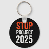 Project 2025 Anti Trump Sleutelhanger (Voorkant)