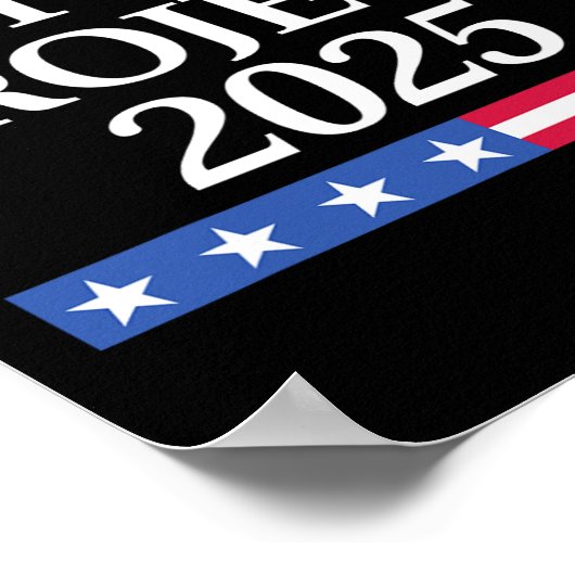 Project 2025 Anti Trump Usa Vlag Politieke Vrouwen Poster (Hoek)