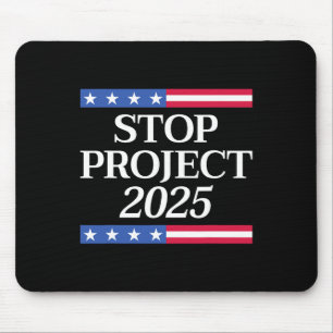 Project 2025 Anti Trump VS vlag politieke vrouwen  Muismat