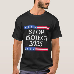 Project 2025 Anti Trump VS vlag politieke vrouwen  T-shirt