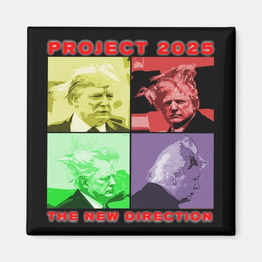 Project 2025 [de nieuwe richting] Actief 1 Magneet (Voorkant)