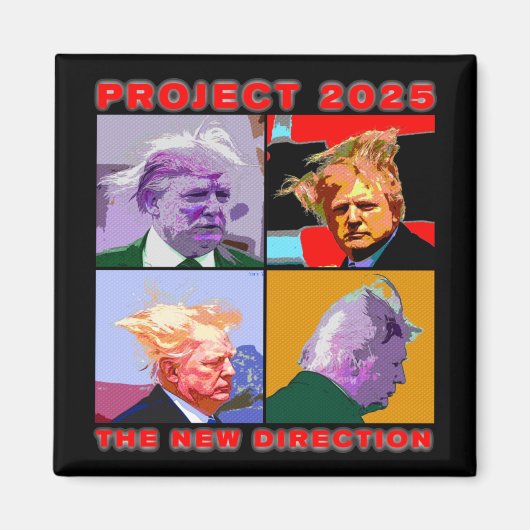 Project 2025 [de nieuwe richting] Actief Magneet (Voorkant)