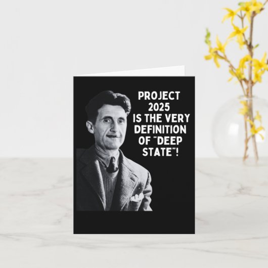 Project 2025 Deep State 1 Kaart (Gele Bloem)