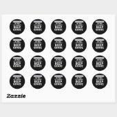 Project 2025 Deep State Ronde Sticker (Vel)