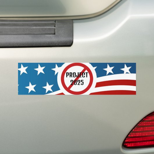 Project 2025 Design Bumpersticker (Op auto)