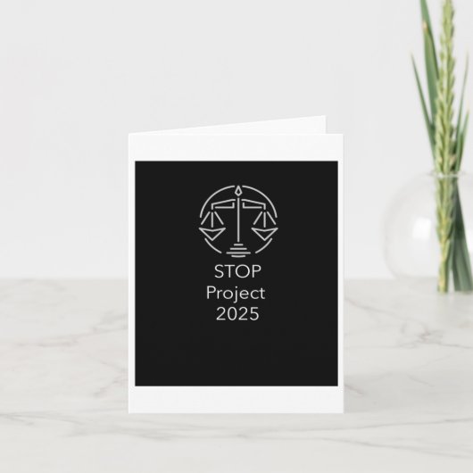 Project 2025 grafische kaart stoppen (Voorkant)