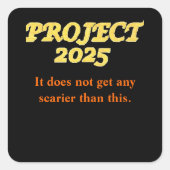 Project 2025 Sticker (Voorkant)