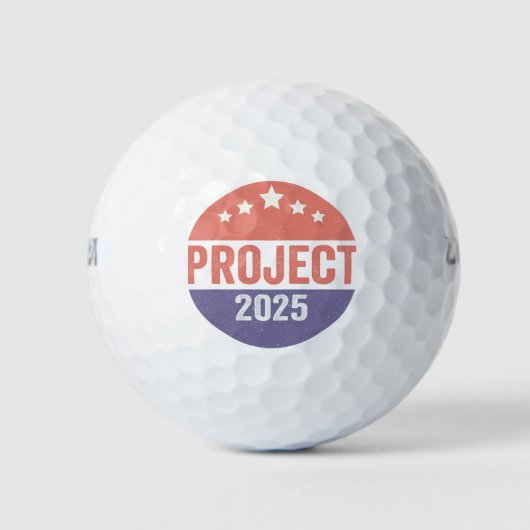 Project 2025 Trump Amerikaans Patriottisch USA Golfballen (Voorkant)
