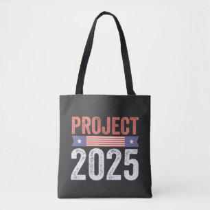 Project 2025 Trump Amerikaans Patroïtisch T-shirt Tote Bag