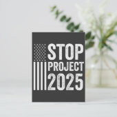 Project 2025 Trump Amerikaans Republikeins Briefkaart (Staand voorkant)