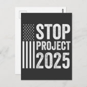 Project 2025 Trump Amerikaans Republikeins Briefkaart (Voorkant / Achterkant)