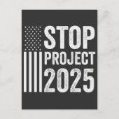 Project 2025 Trump Amerikaans Republikeins Briefkaart (Voorkant)