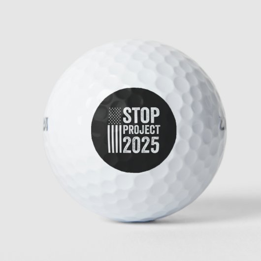 Project 2025 Trump Amerikaans Republikeins Golfballen (Voorkant)