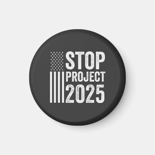 Project 2025 Trump Amerikaans Republikeins Magneet (Voorkant)