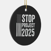 Project 2025 Trump Amerikaans Republikeins VS Keramisch Ornament (Rechts)