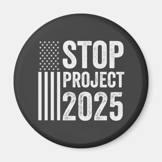Project 2025 Trump Amerikaans Republikeins VS Magneet (Voorkant)