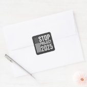 Project 2025 Trump Amerikaans Republikeins VS Vierkante Sticker (Envelop)