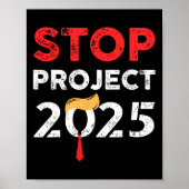 Project 2025 Trump's Project Anti Trump 2 Poster (Voorkant)
