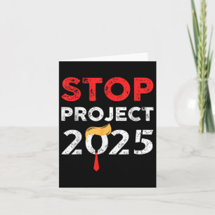 Project 2025 Trump's Project Anti Trump Funny Gift Kaart