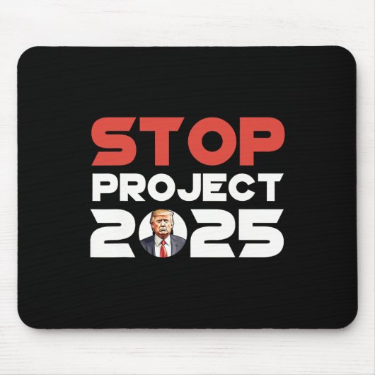 Project 2025 Trump's Project Anti Trump Patriotic Muismat (Voorkant)