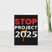 Project 2025 Trump's Project tegen Trump Kaart (Voorkant)