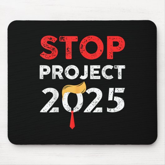 Project 2025 Trump's Project tegen Trump Muismat (Voorkant)