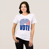 Project 2026- Stem 2026 Verkiezing Tri-Blend Shirt (Voorkant volledig)