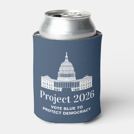 Project 2026 Stem voor Democratie Blikjeskoeler (Blikje Voorkant)