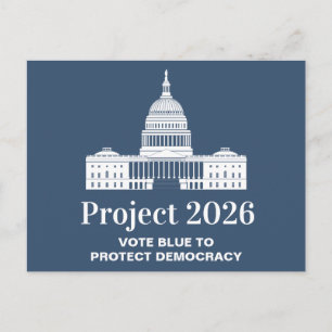Project 2026 Stem voor Democratie Briefkaart