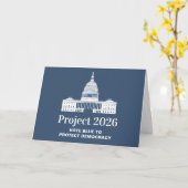 Project 2026 Stem voor Democratie Kaart (Gele Bloem)