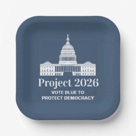 Project 2026 Stem voor Democratie Papieren Bordje