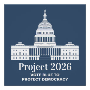 Project 2026 Stem voor Democratie Perfect Poster