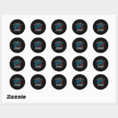 Project 2026 T-shirt Ronde Sticker (Vel)