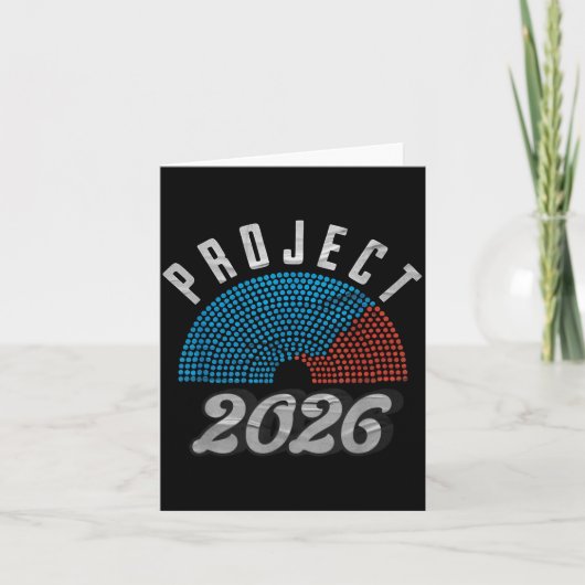 Project 2026 Tee Shirt  Kaart (Voorkant)