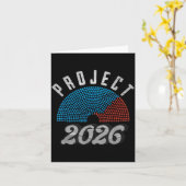 Project 2026 Tee Shirt  Kaart (Gele Bloem)