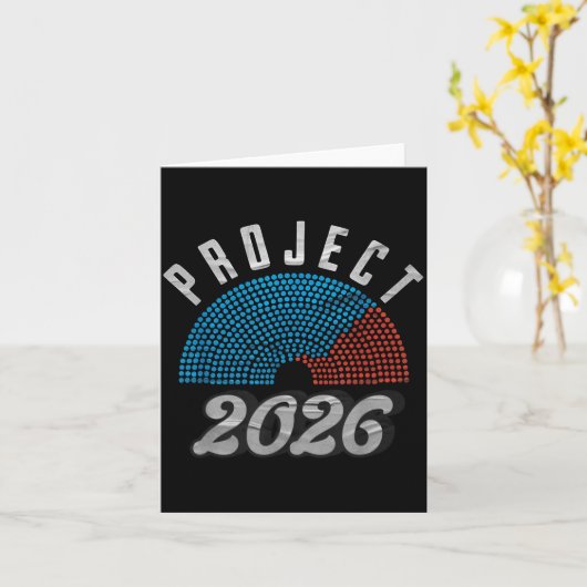 Project 2026 Tee Shirt Kaart (Gele Bloem)