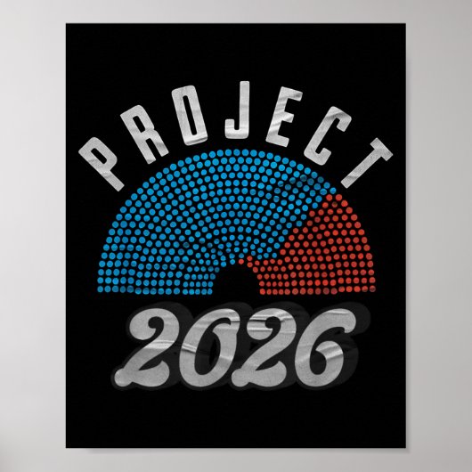 Project 2026 Tee Shirt  Poster (Voorkant)