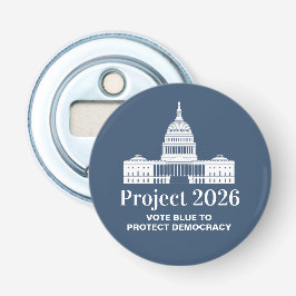 Project 2026 Vote for Democracy Button Flesopener