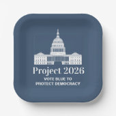 Project 2026 Vote for Democracy Papieren Bordje (Voorkant)