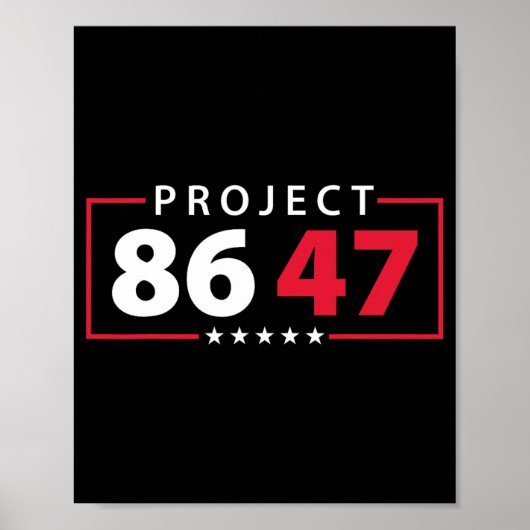 Project 8647 Resist Subtle Foxtrot Delta Tango Pro Poster (Voorkant)