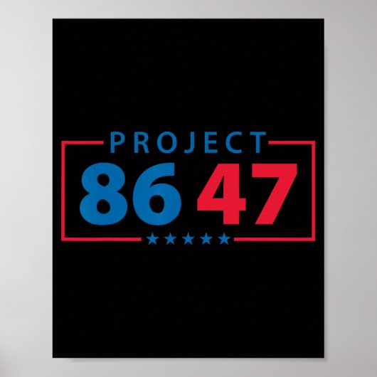 Project 8647 Resist Subtle Foxtrot Delta Tango Pro Poster (Voorkant)