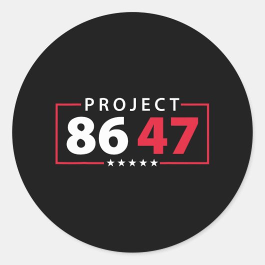 Project 8647 Resist Subtle Foxtrot Delta Tango Pro Ronde Sticker (Voorkant)